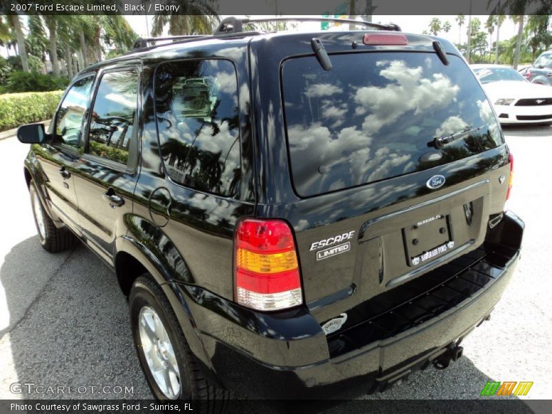 Black / Ebony 2007 Ford Escape Limited