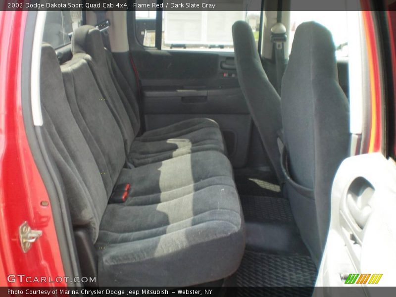 Flame Red / Dark Slate Gray 2002 Dodge Dakota Sport Quad Cab 4x4