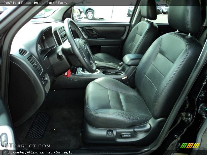 Front Seat of 2007 Escape Limited