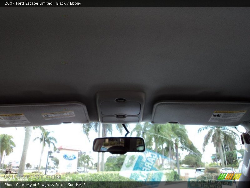 Black / Ebony 2007 Ford Escape Limited