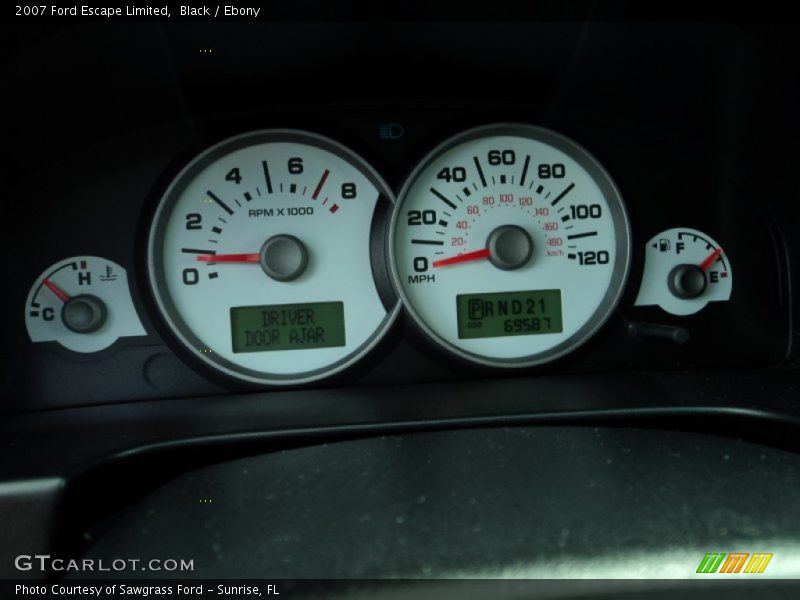  2007 Escape Limited Limited Gauges