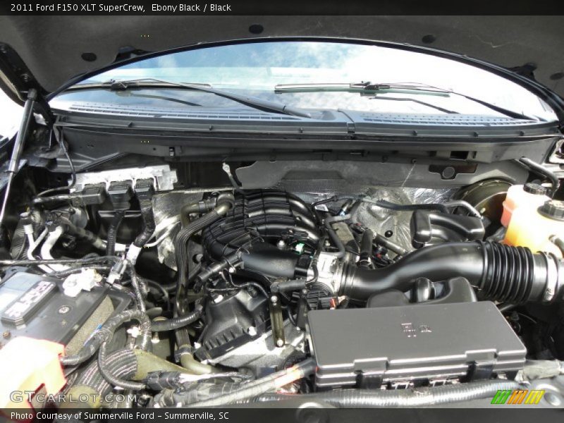 Ebony Black / Black 2011 Ford F150 XLT SuperCrew