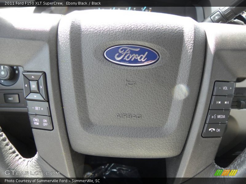 Ebony Black / Black 2011 Ford F150 XLT SuperCrew