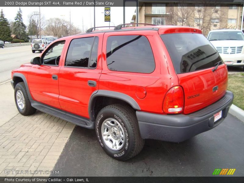 Flame Red / Dark Slate Gray 2003 Dodge Durango SXT 4x4