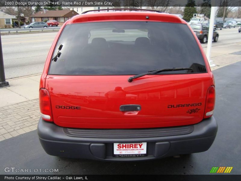 Flame Red / Dark Slate Gray 2003 Dodge Durango SXT 4x4