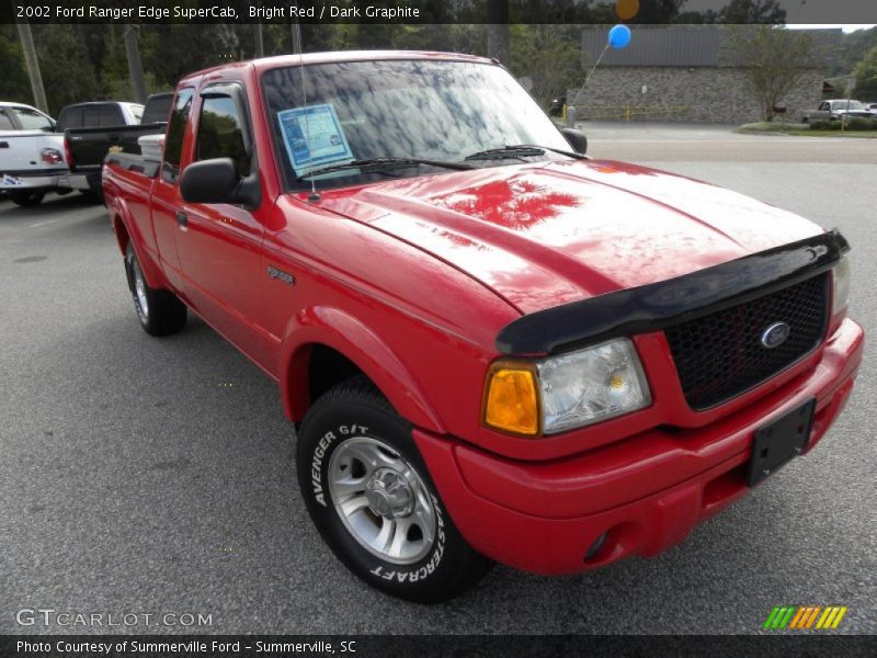 Bright Red / Dark Graphite 2002 Ford Ranger Edge SuperCab