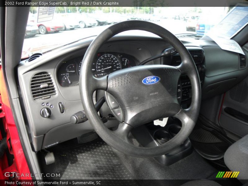Bright Red / Dark Graphite 2002 Ford Ranger Edge SuperCab