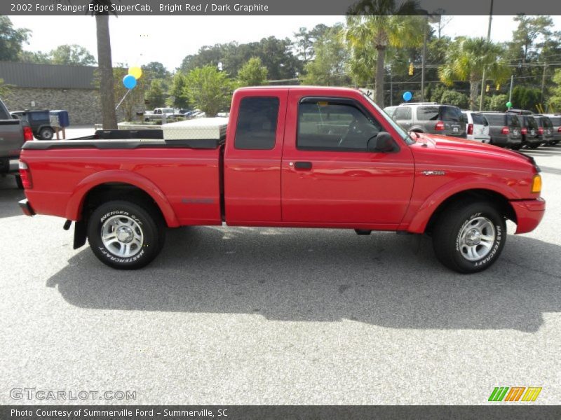 Bright Red / Dark Graphite 2002 Ford Ranger Edge SuperCab