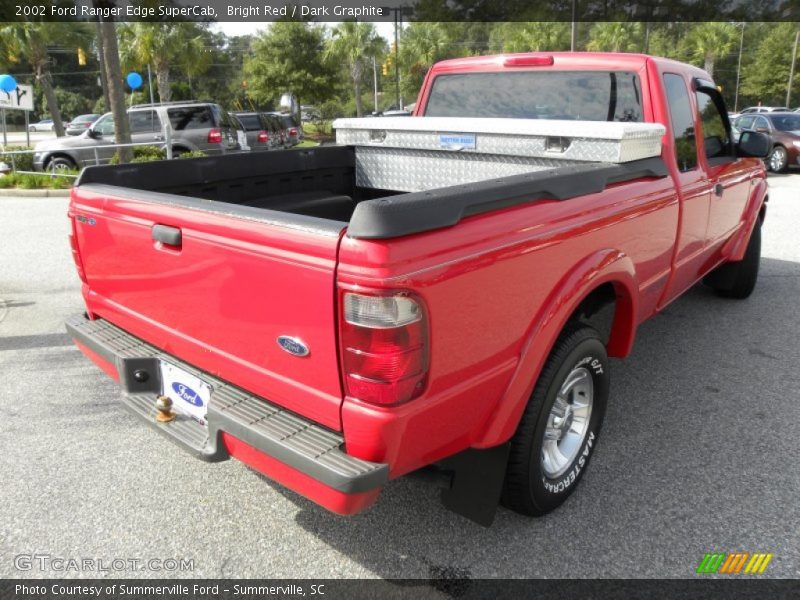 Bright Red / Dark Graphite 2002 Ford Ranger Edge SuperCab