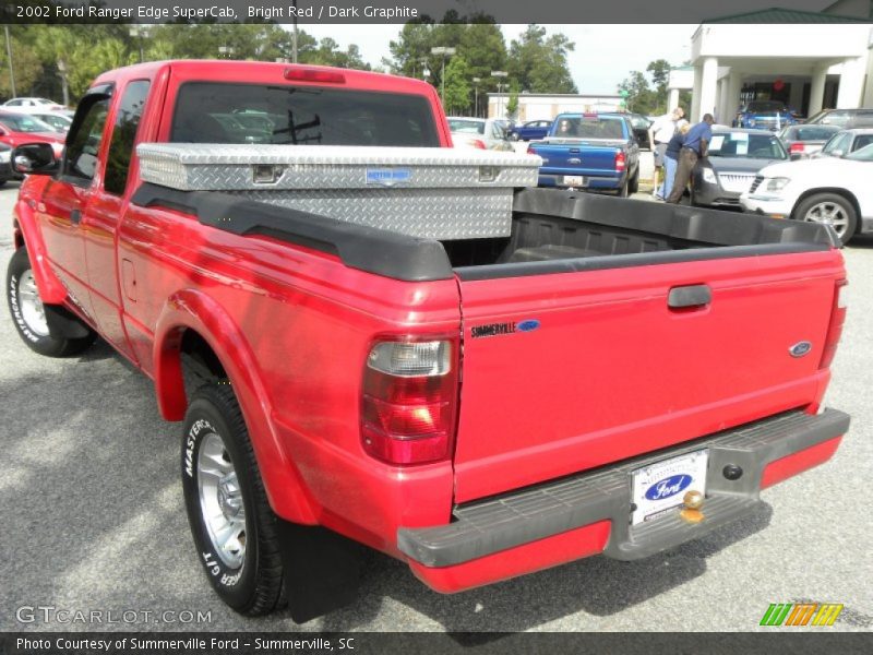 Bright Red / Dark Graphite 2002 Ford Ranger Edge SuperCab