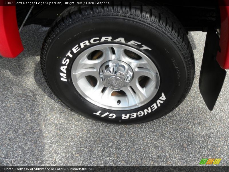 Bright Red / Dark Graphite 2002 Ford Ranger Edge SuperCab