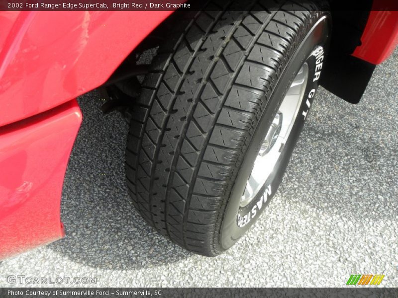 Bright Red / Dark Graphite 2002 Ford Ranger Edge SuperCab
