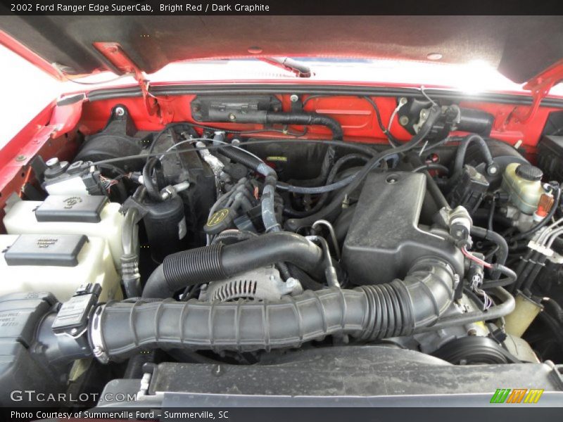 Bright Red / Dark Graphite 2002 Ford Ranger Edge SuperCab