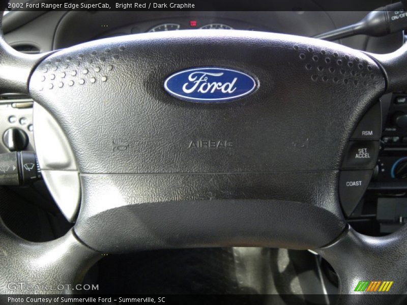 Bright Red / Dark Graphite 2002 Ford Ranger Edge SuperCab