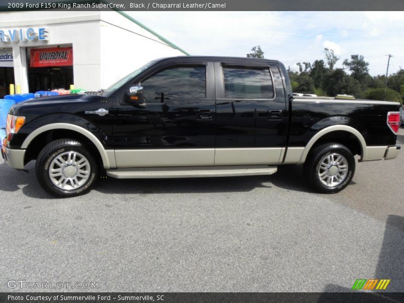 Black / Chaparral Leather/Camel 2009 Ford F150 King Ranch SuperCrew