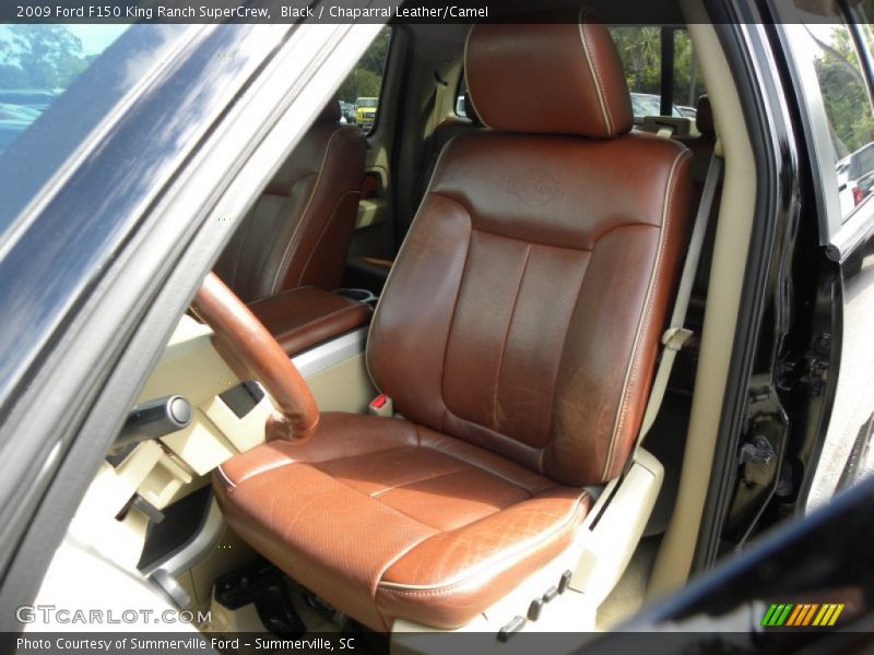 Black / Chaparral Leather/Camel 2009 Ford F150 King Ranch SuperCrew
