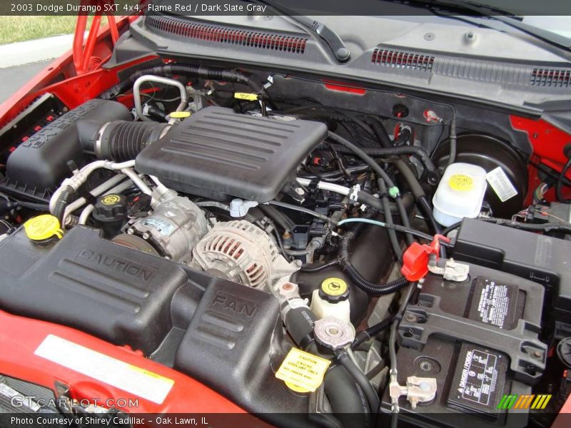 Flame Red / Dark Slate Gray 2003 Dodge Durango SXT 4x4