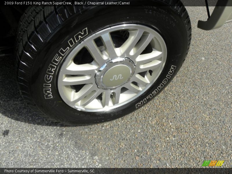 Black / Chaparral Leather/Camel 2009 Ford F150 King Ranch SuperCrew