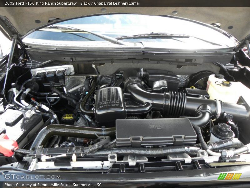 Black / Chaparral Leather/Camel 2009 Ford F150 King Ranch SuperCrew
