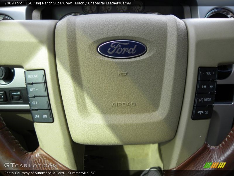 Black / Chaparral Leather/Camel 2009 Ford F150 King Ranch SuperCrew