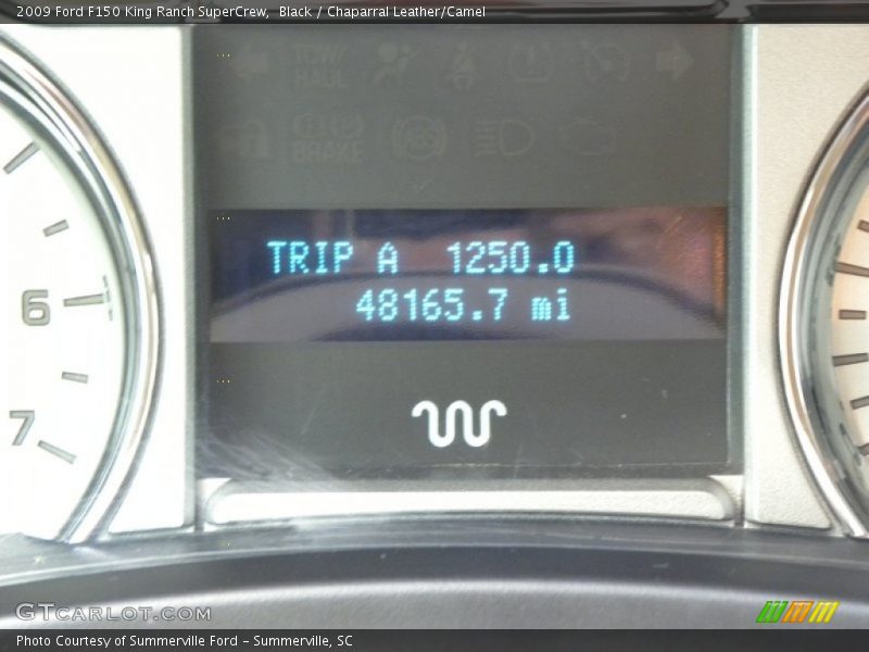 Black / Chaparral Leather/Camel 2009 Ford F150 King Ranch SuperCrew