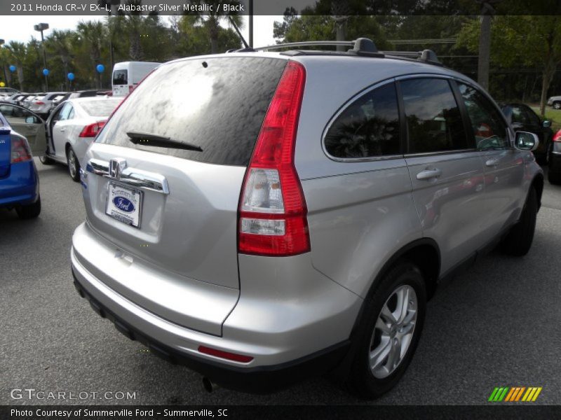 Alabaster Silver Metallic / Black 2011 Honda CR-V EX-L