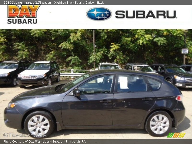 Obsidian Black Pearl / Carbon Black 2010 Subaru Impreza 2.5i Wagon