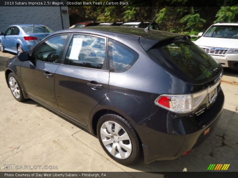 Obsidian Black Pearl / Carbon Black 2010 Subaru Impreza 2.5i Wagon