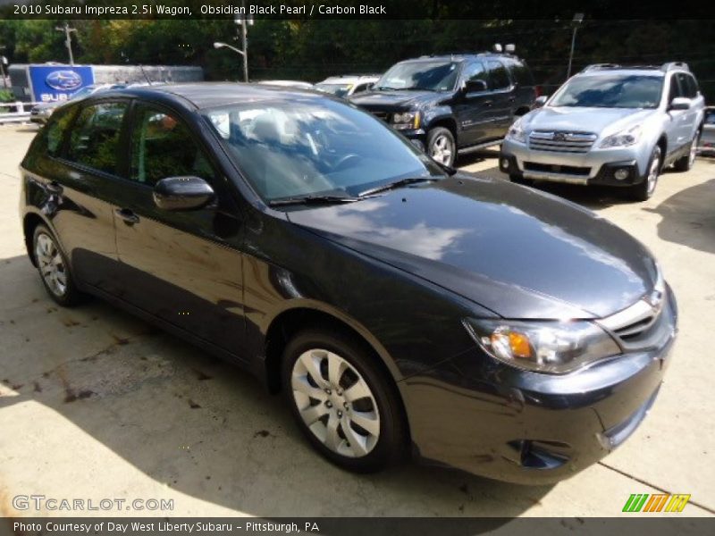 Obsidian Black Pearl / Carbon Black 2010 Subaru Impreza 2.5i Wagon