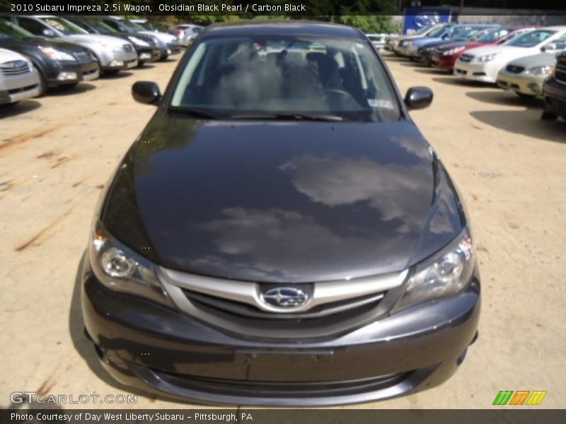Obsidian Black Pearl / Carbon Black 2010 Subaru Impreza 2.5i Wagon