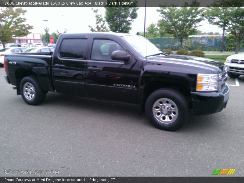 Black / Dark Titanium 2008 Chevrolet Silverado 1500 LS Crew Cab 4x4