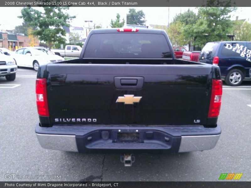Black / Dark Titanium 2008 Chevrolet Silverado 1500 LS Crew Cab 4x4