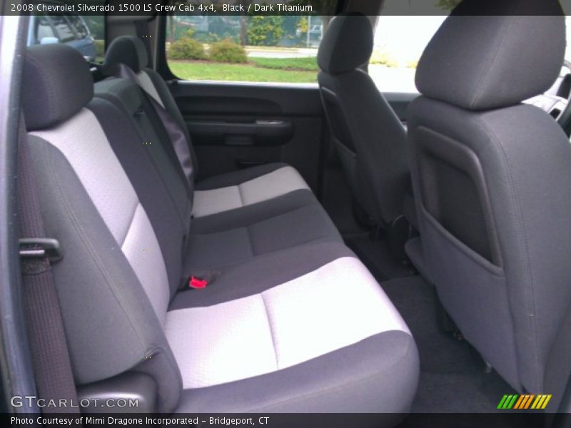 Black / Dark Titanium 2008 Chevrolet Silverado 1500 LS Crew Cab 4x4