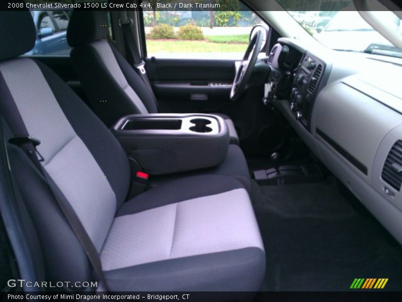 Black / Dark Titanium 2008 Chevrolet Silverado 1500 LS Crew Cab 4x4