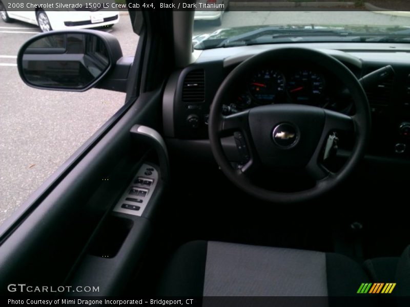 Black / Dark Titanium 2008 Chevrolet Silverado 1500 LS Crew Cab 4x4