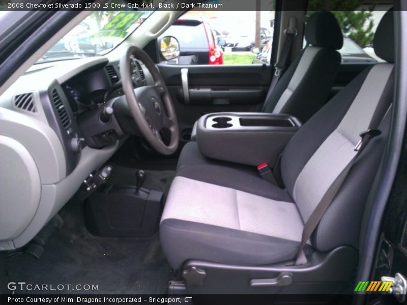 Black / Dark Titanium 2008 Chevrolet Silverado 1500 LS Crew Cab 4x4