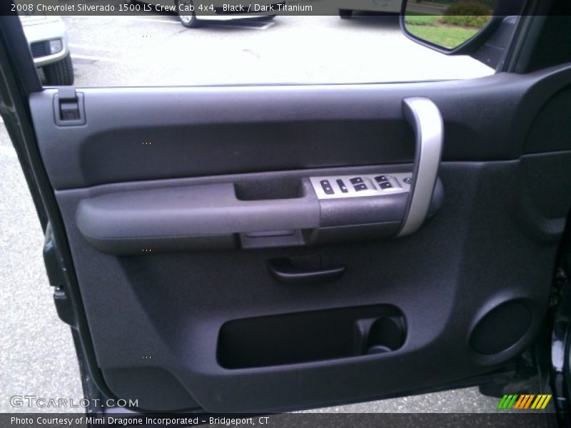 Black / Dark Titanium 2008 Chevrolet Silverado 1500 LS Crew Cab 4x4