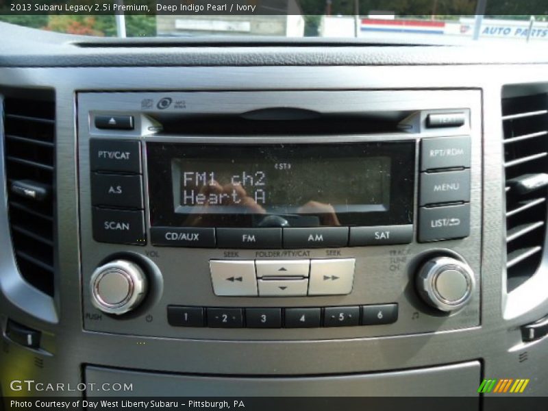Deep Indigo Pearl / Ivory 2013 Subaru Legacy 2.5i Premium