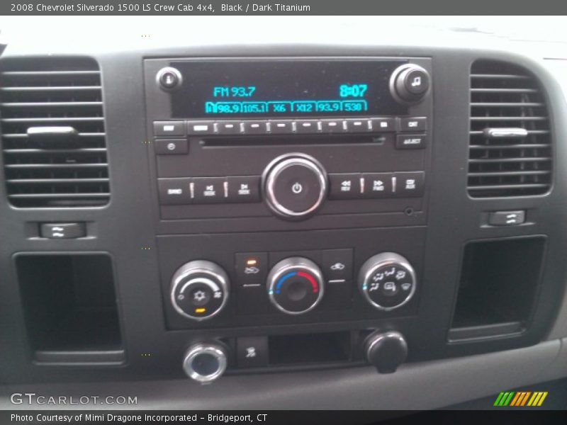 Black / Dark Titanium 2008 Chevrolet Silverado 1500 LS Crew Cab 4x4