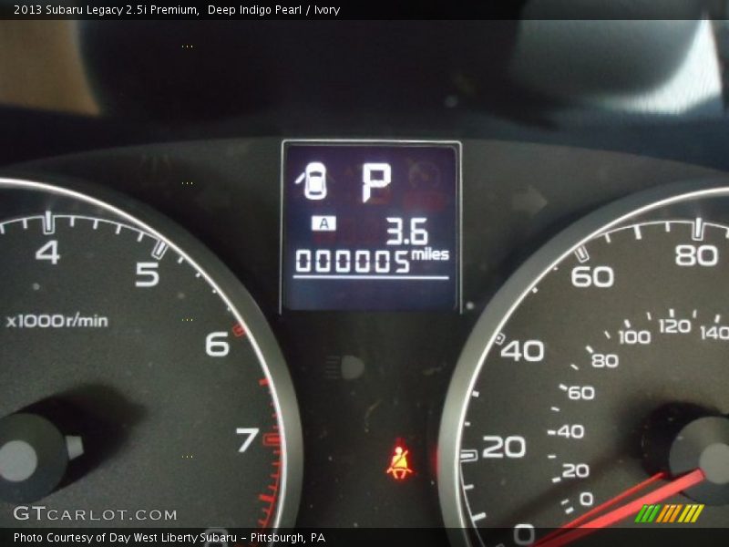 Deep Indigo Pearl / Ivory 2013 Subaru Legacy 2.5i Premium