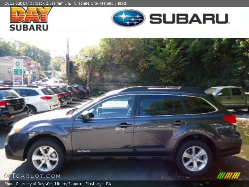 Graphite Gray Metallic / Black 2013 Subaru Outback 2.5i Premium