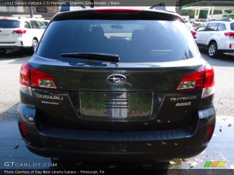 Graphite Gray Metallic / Black 2013 Subaru Outback 2.5i Premium