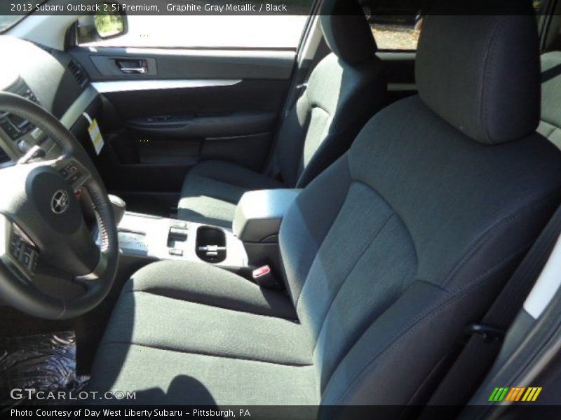 Graphite Gray Metallic / Black 2013 Subaru Outback 2.5i Premium