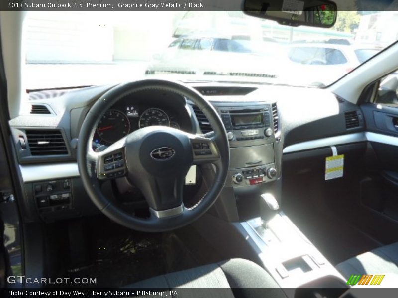 Graphite Gray Metallic / Black 2013 Subaru Outback 2.5i Premium