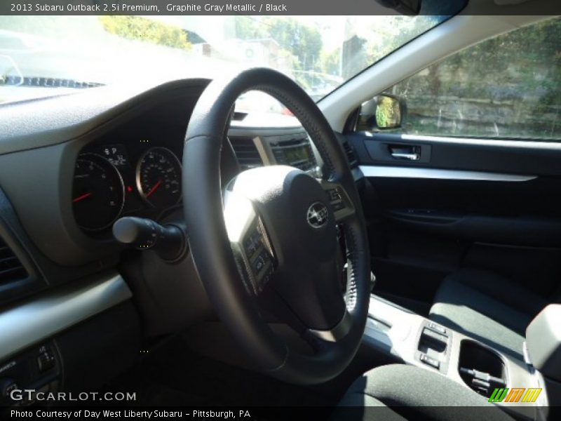 Graphite Gray Metallic / Black 2013 Subaru Outback 2.5i Premium