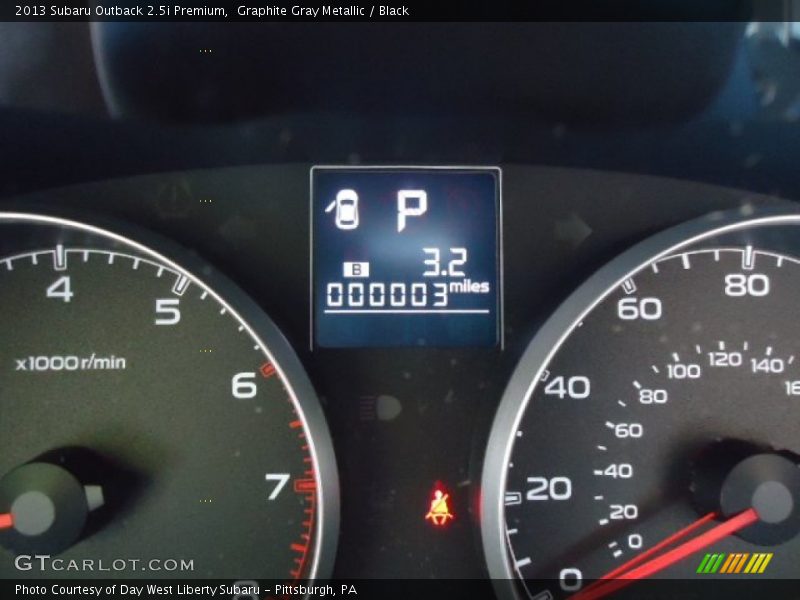 Graphite Gray Metallic / Black 2013 Subaru Outback 2.5i Premium