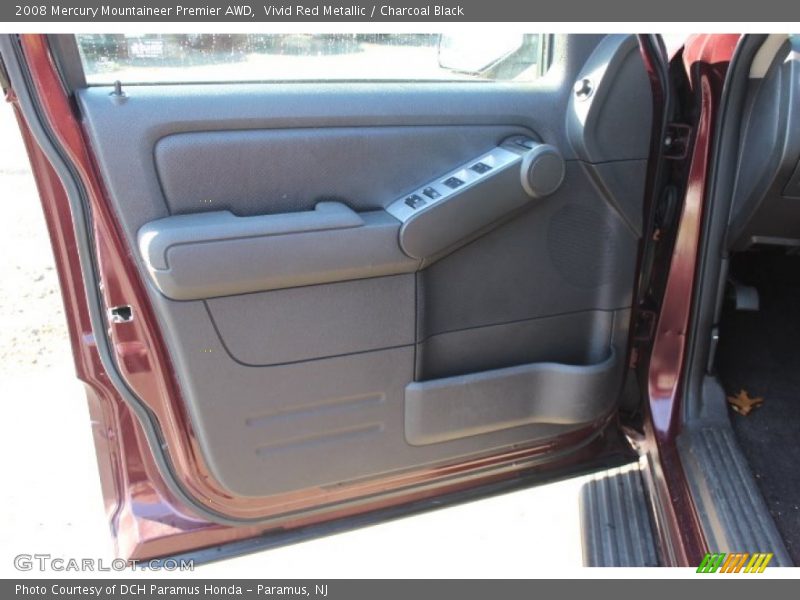 Vivid Red Metallic / Charcoal Black 2008 Mercury Mountaineer Premier AWD