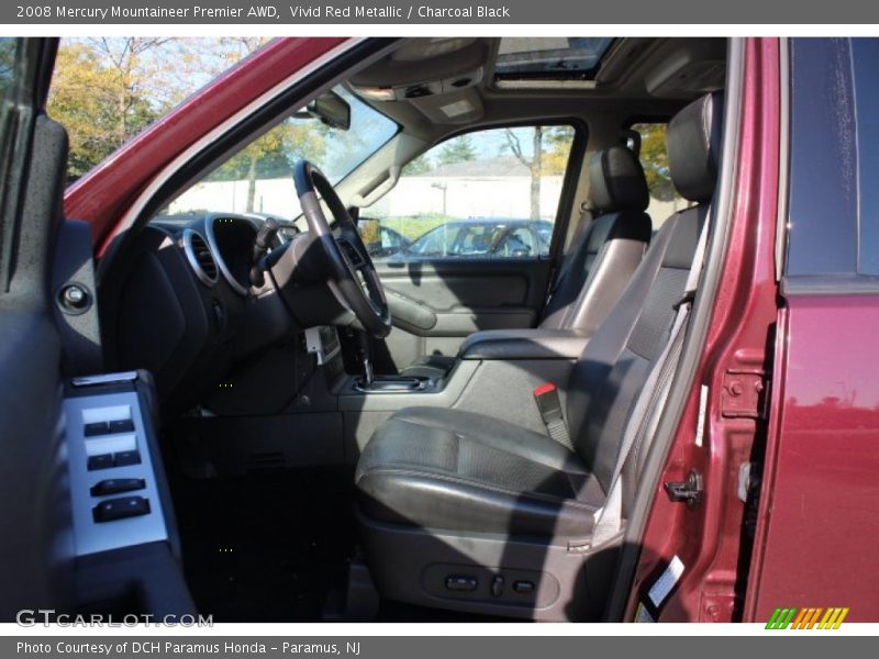 Vivid Red Metallic / Charcoal Black 2008 Mercury Mountaineer Premier AWD