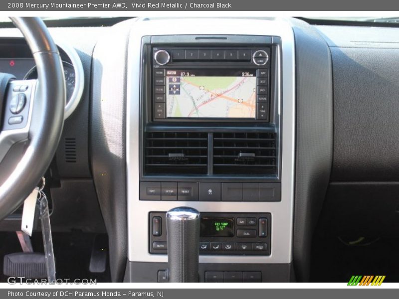 Vivid Red Metallic / Charcoal Black 2008 Mercury Mountaineer Premier AWD