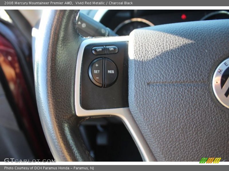 Vivid Red Metallic / Charcoal Black 2008 Mercury Mountaineer Premier AWD